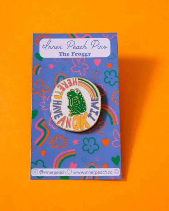 Ok-Time Froggy Pin