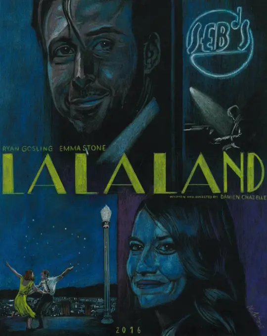 “Here’s to the fools who dream.” LA LA LAND Art Print