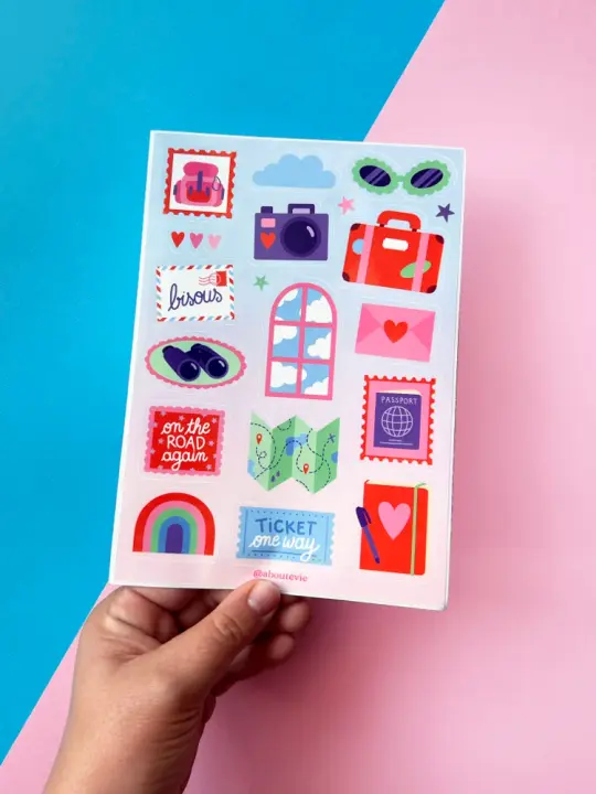 Travel - Planche de stickers