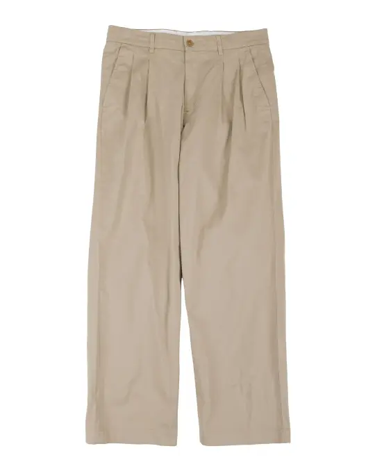 Norse Projects Hestur Relaxed Twill Pleated Trouser Light Khaki