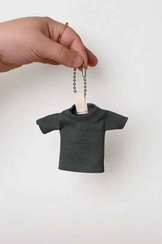 Trash Tee Bag Charm