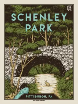 3ROC Parks Poster Print Series - Schenley Park