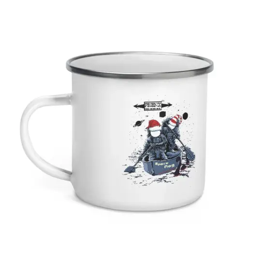 Space Nog Classic Enamel Camper's Coffee Mug