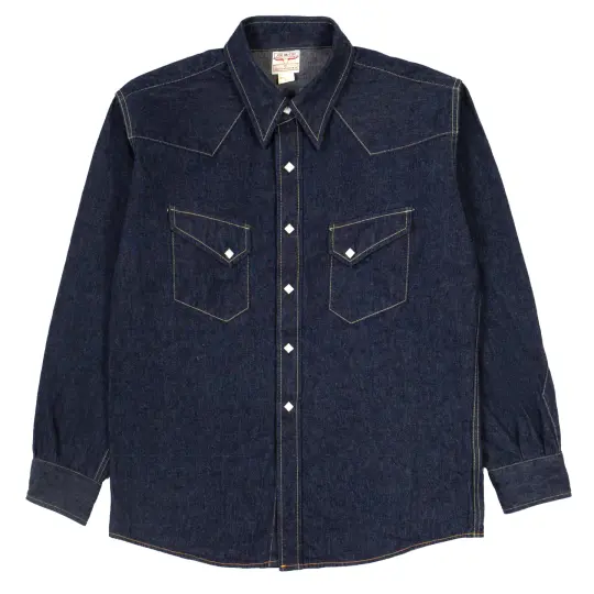 DENIM WESTERN SHIRT / RIDGE SLANT