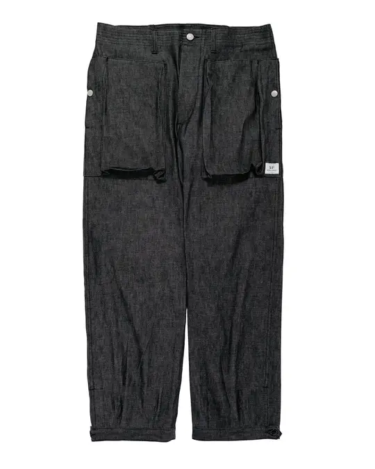 Sassafras Digs Crew Pants 4/5 8oz Denim Black
