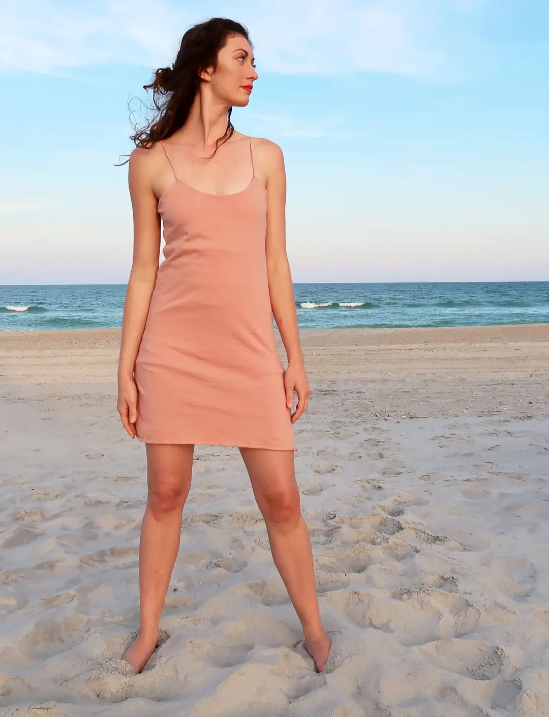 Adjustable Strap Built In Bra Simplicity Tunic