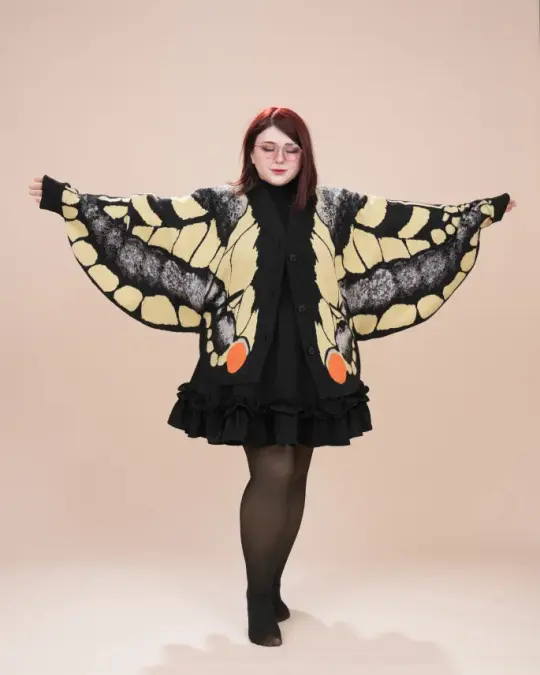 Swallowtail Butterfly Cardigan (Restocking November 5th, 2026)