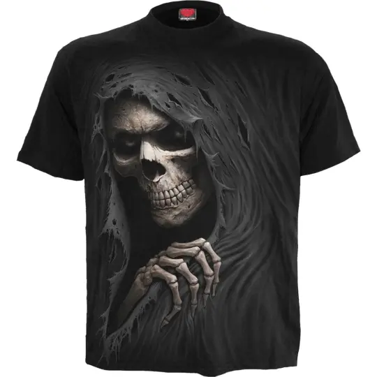 GRIM RIPPER T-Shirt Black - Top Quality Cotton