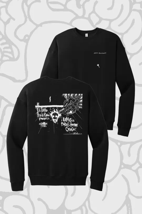 Jeff Buckley: Peyote Radio Theater Sweatshirt, Black