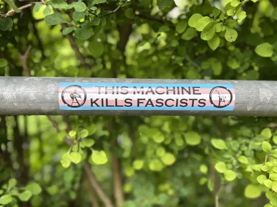 "This machine kills..." frame sticker pack