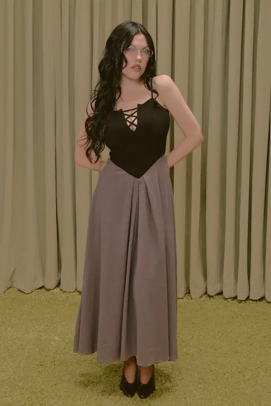 Briar Rose Soft Linen Maxi Dress