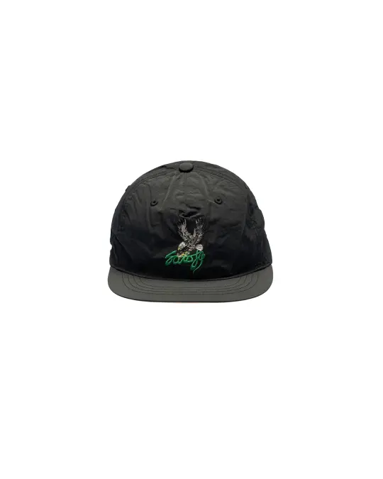 SATISFY FliteSilk 5 Panel Pinch Cap Black Eagle