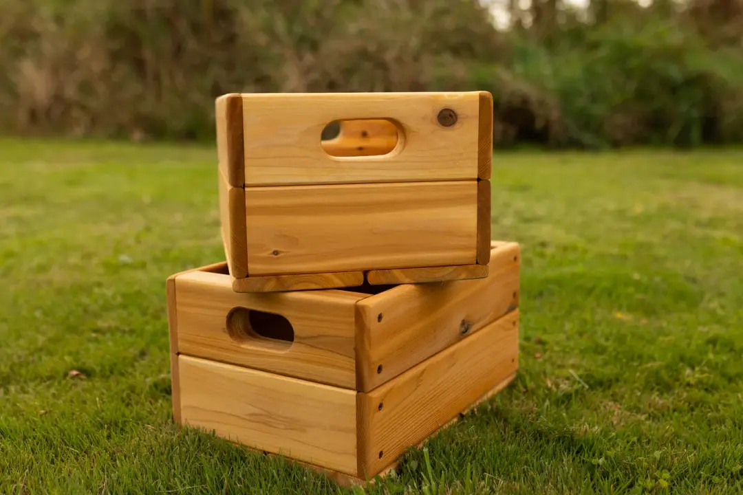 Cedar Crates Set of 2