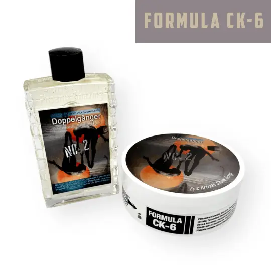 Doppelgänger Continuum No.2 Artisan Shaving Soap & Aftershave Bundle Deal | Ultra Premium CK-6 Formula | Homage to a Discontinued Gem!