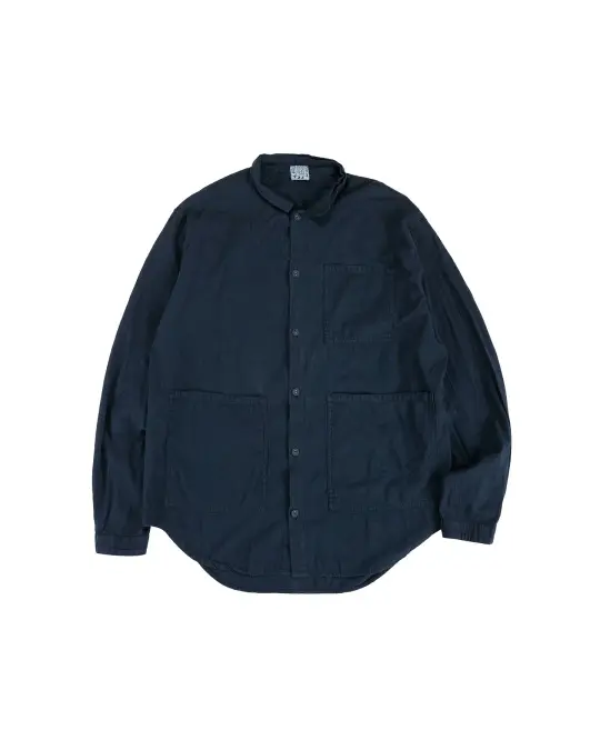 Tender Type 457 Frock Shirt Cotton Pyjama Hadal Blue