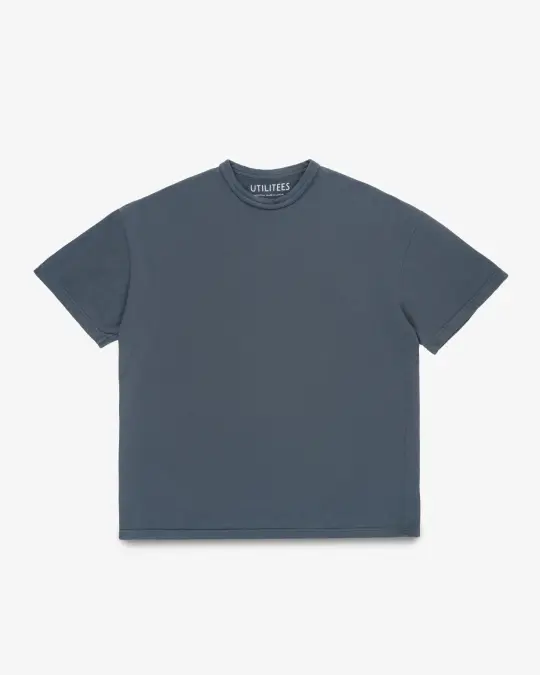 UTILITEES - 10oz Heavyweight Crew Neck T-Shirt - Charcoal