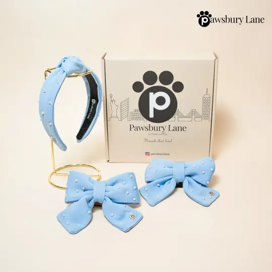 Sugar and Pearls - Cornflower -  Bundle & Save with Pet Sailor Bow