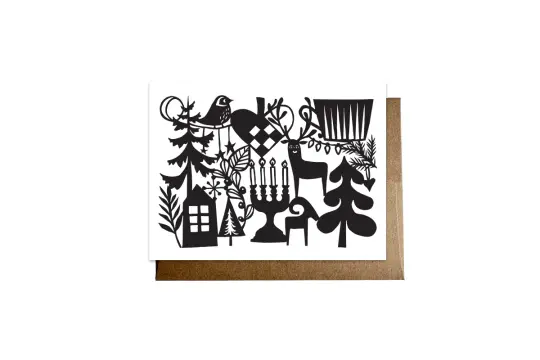 "Winter Celebration" card