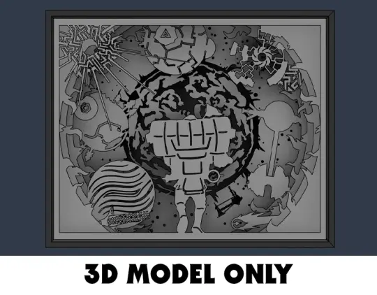 3D Model - Outer Wilds Lightbox