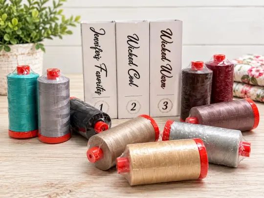 The Quilted Cow Aurifil Collection of Thread