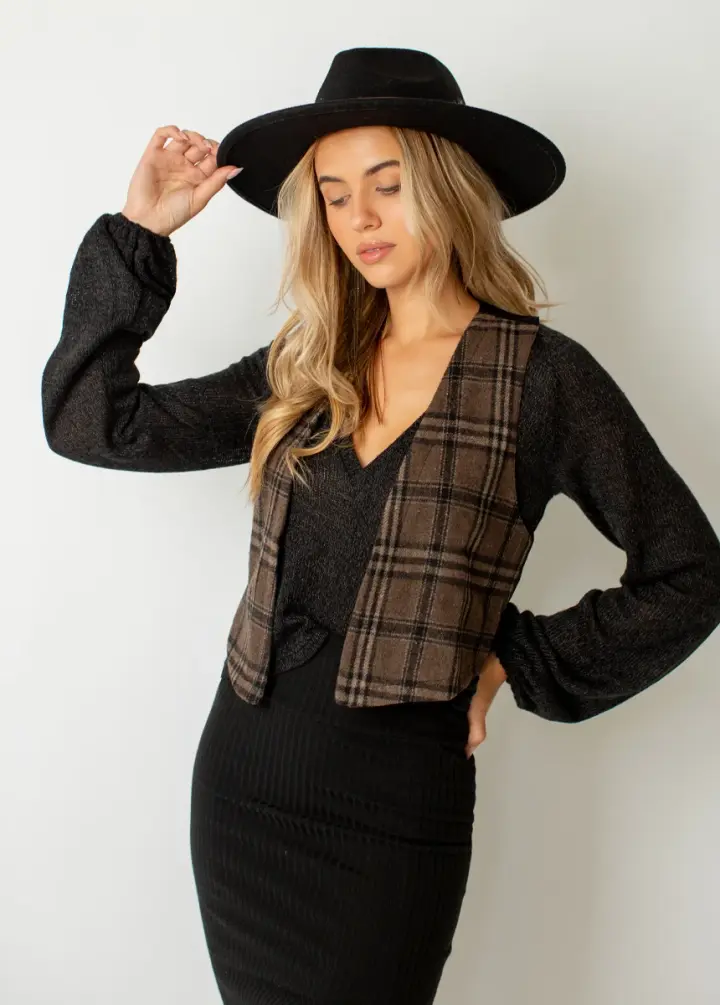 Ottoline Sweater in Heather Black