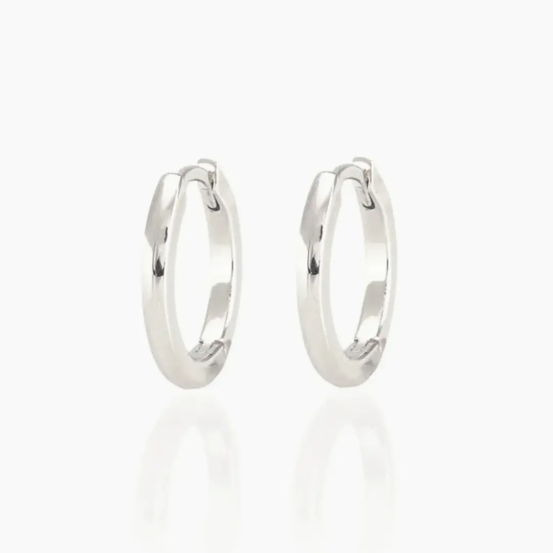 Classic Hinged Huggie Hoop Earrings