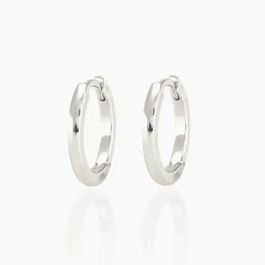 Classic Hinged Huggie Hoop Earrings