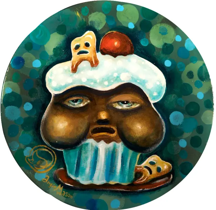 CORRUPT CAKE MINI PRINT ON CANVAS