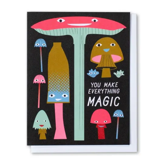Magic Mushroom Notecard