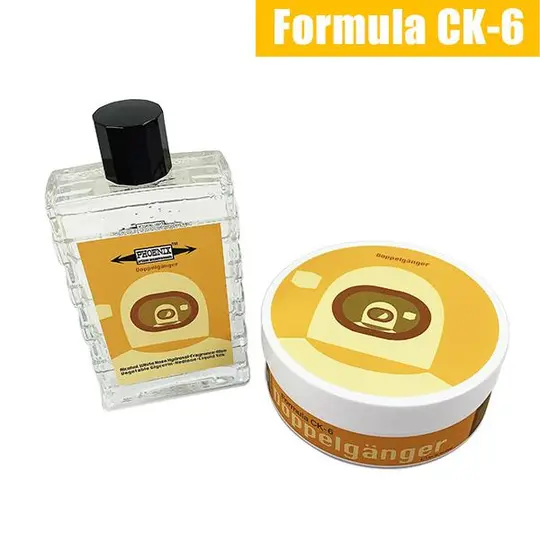 Doppelgänger Gold Label Artisan Shave Soap & Aftershave Cologne Bundle | CK-6 Formula