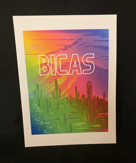 Cactus Bikes Print
