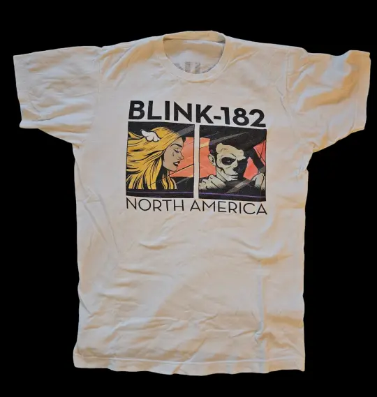 Vintage Blink 182 2016 North America tour original t-shirt size L