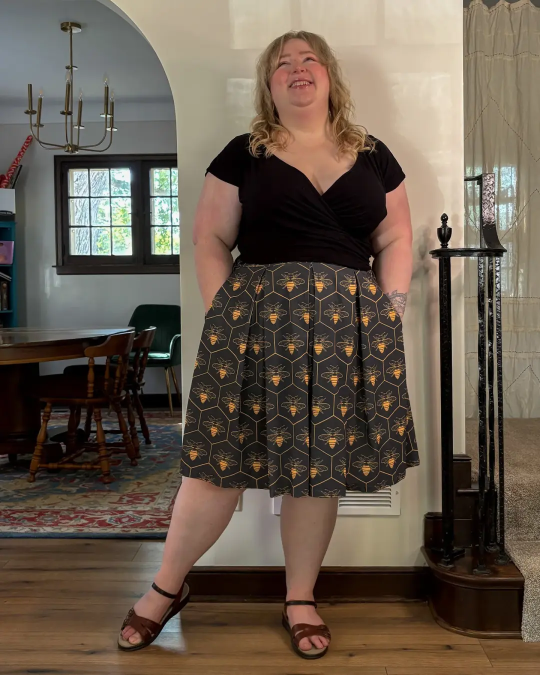 Bees Pocket Dimension Skirt