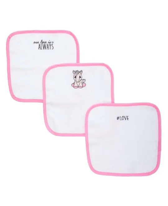 Precious Moments Baby Boys and Baby Girls Precious Moments 3 Piece Baby Washcloths, Unicorn