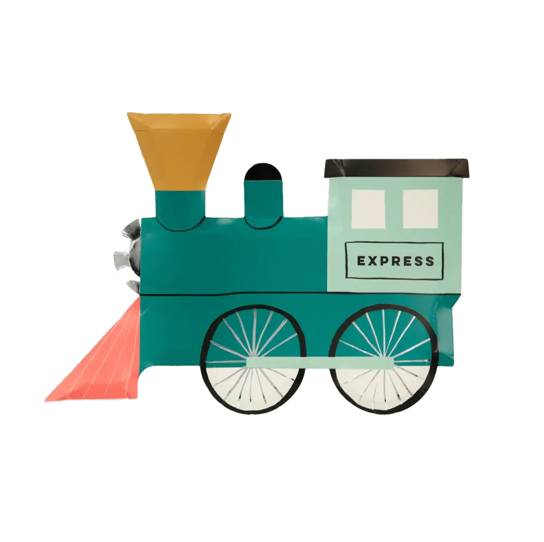 Meri Meri Train Plate