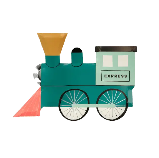 Meri Meri Train Plate