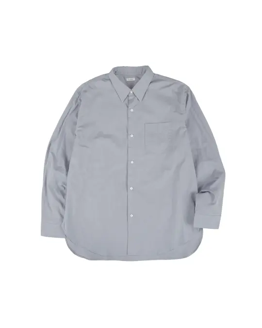 Phigvel Regular Collar Dress Shirt Old Sax