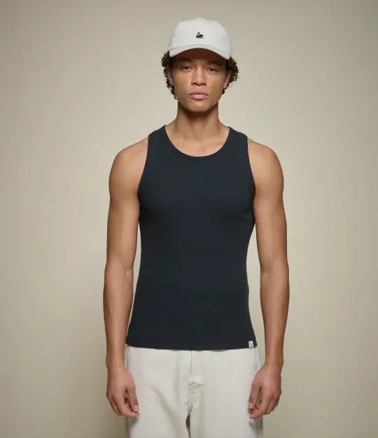 Iconic Ribbed Cotton Tank Top