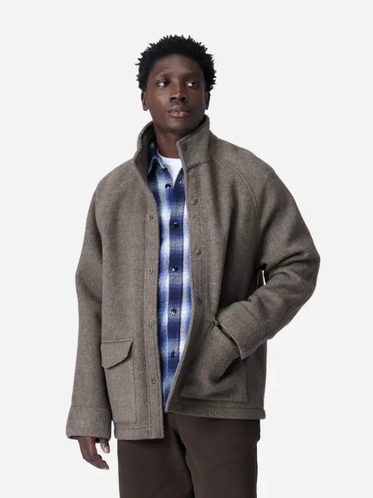 Welding Jacket ~ Tobacco Wool/Cashmere