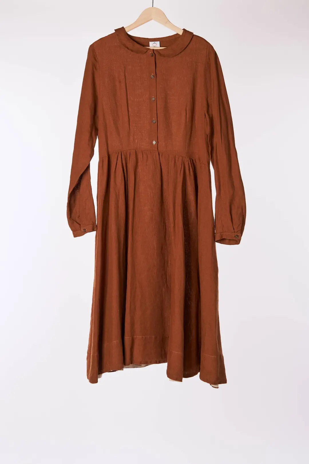 Classic Dress, Long Sleeve, Warm Brown