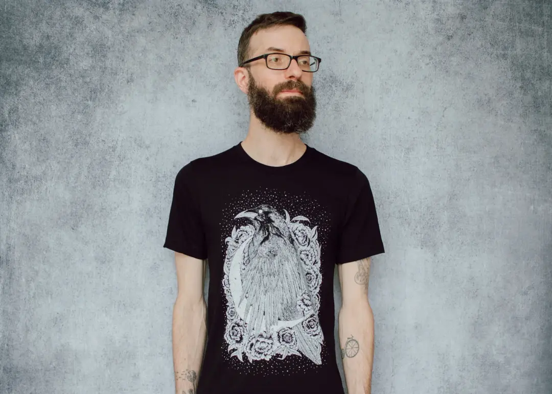 Raven and Crescent T-Shirt