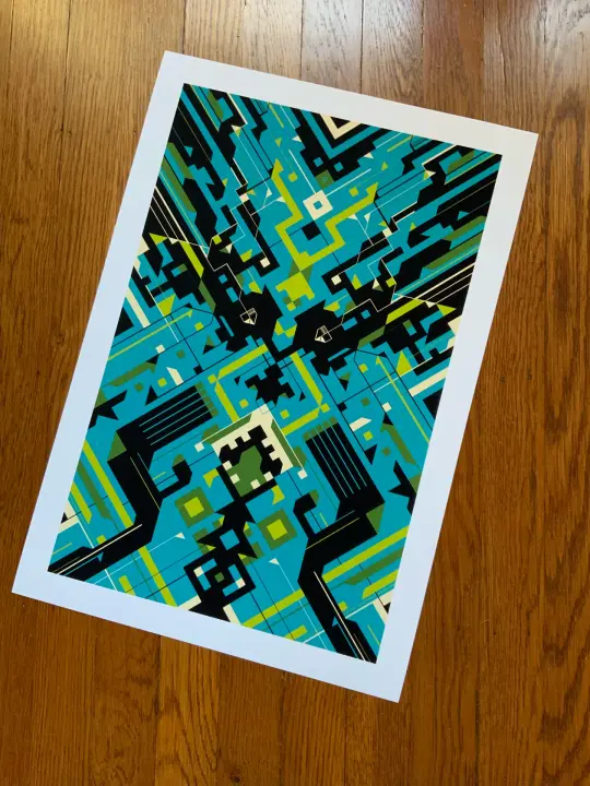Machine Elf 6 Print