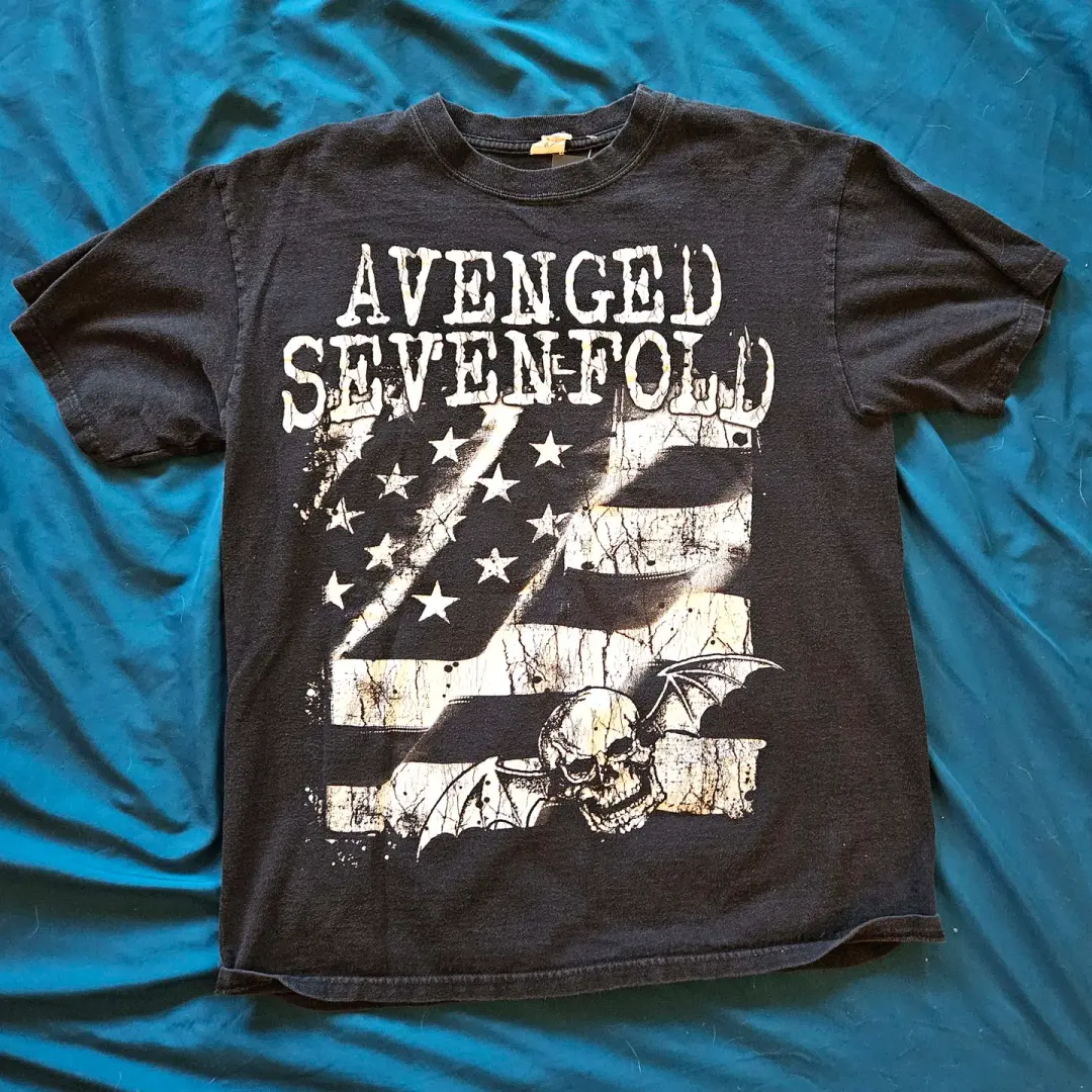 Vintage cusp Avenged Sevenfold 2008 Size L, anvil tag