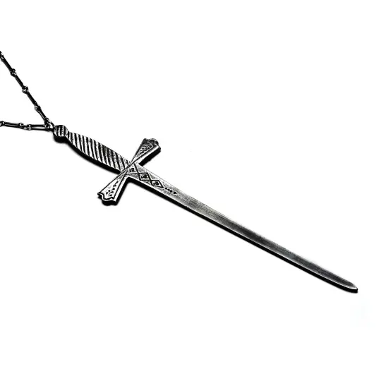 * Ready to Ship * Ace of Swords. Original Tarot Sword Necklace.