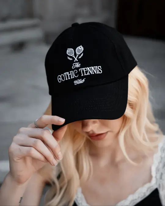 Gothic Tennis Club Racquet Logo Cap