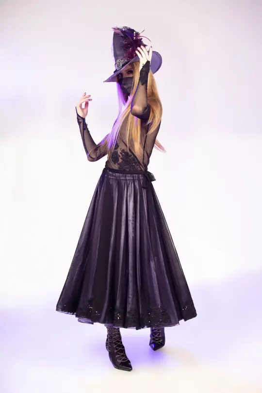Night Shade Layered Skirt