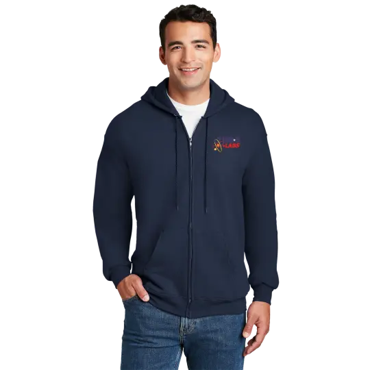 Tier 5 Labs F283 Hanes Ultimate Full Zip Hoodie