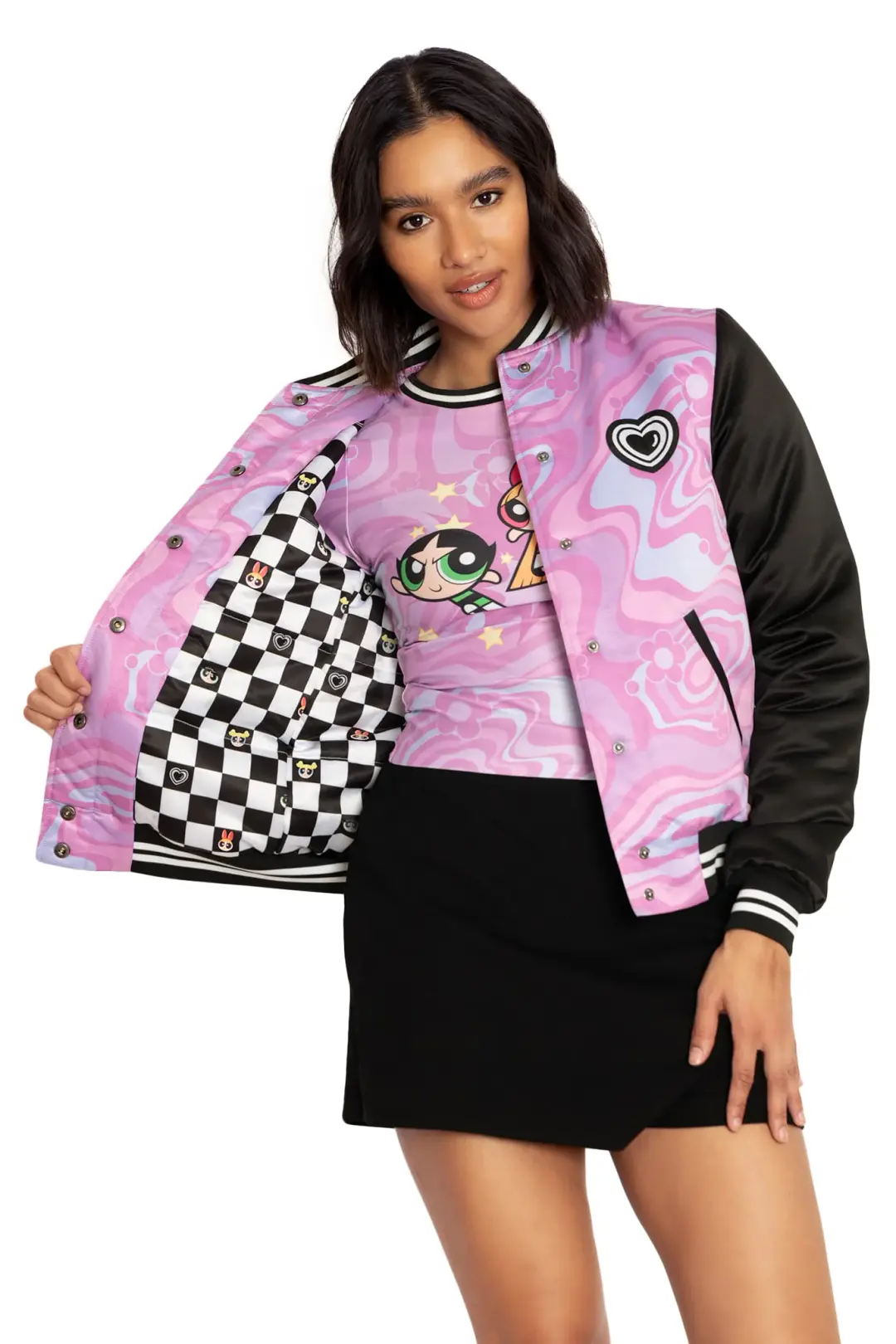 The Powerpuff Girls Shiny Bomber Jacket