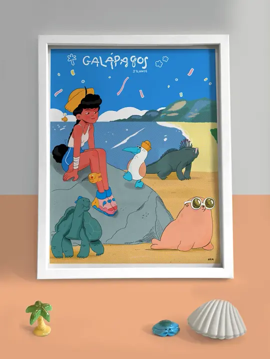 "Galapagos Islands" Art Print