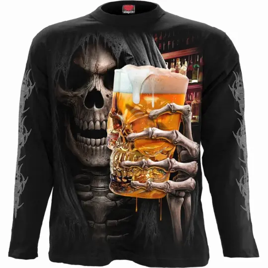 LIVE LOUD Longsleeve T-Shirt Black - Rock & Roll Apparel